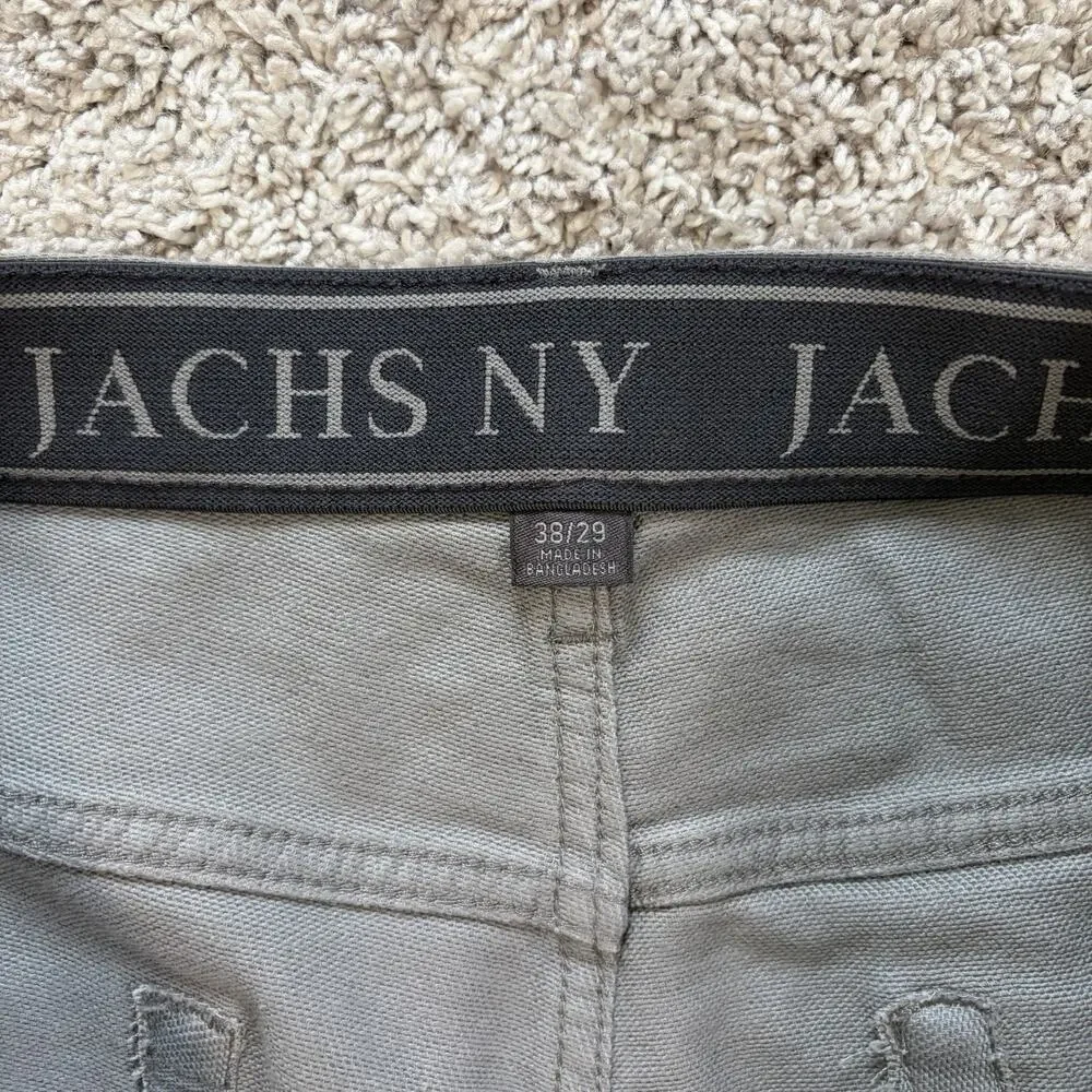 Jachs NY Gray Pants Size 38 X 29, classic 5 pockets, cotton blend, classic, city